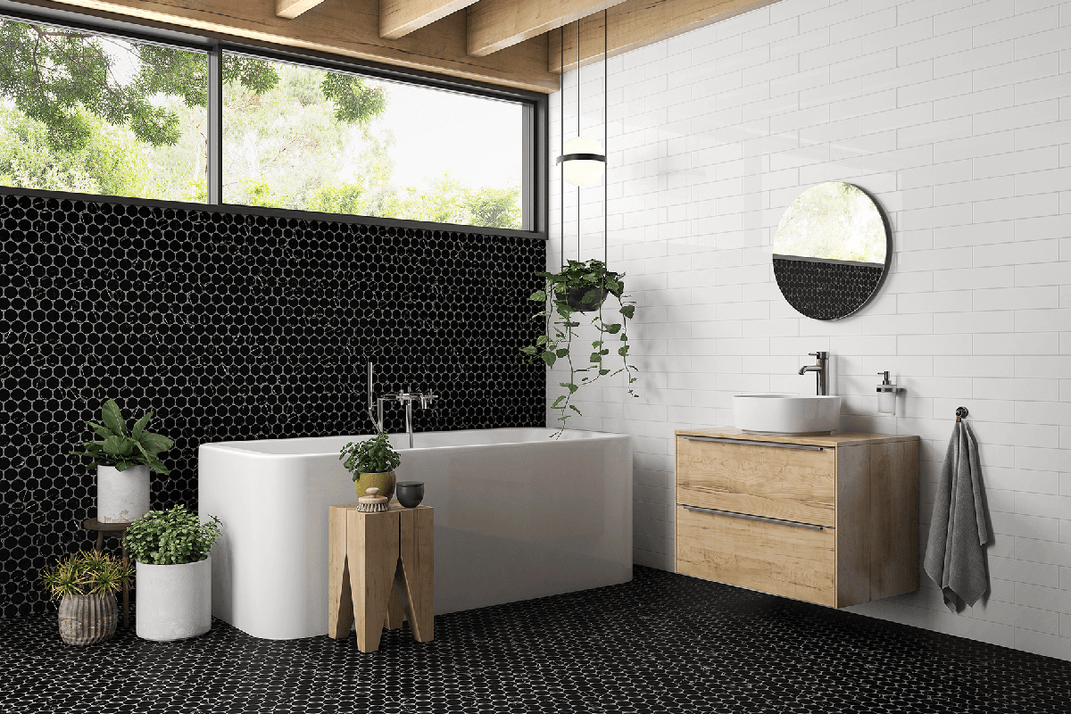 cerámicos porcelánicos porcelanatos diseño interiores baño baños formas